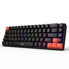 EvoFox Katana S Mini Wireless Mechanical Keyboard | Tri-Mode (3X BT, 2.4GHz & Wired) Connectivity | Hot-Swappable Red Switches | 68-Key Compact Layout | Rainbow Backlight | Rechargeable Battery Visit the EvoFox Store